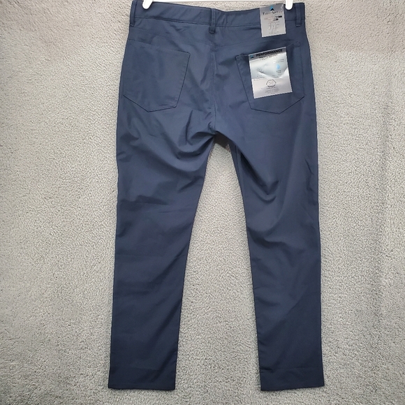 Tailor Vintage Performance Tech Pants Mens 36x32 Navy Stretch Canaan Slim NWT - Picture 9 of 16